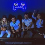 Kavaas Gamer Neon Sign, Neon Controller Sign for Gaming Room Decor - Gaming Neon Sign for Teen Boys Room Decor - Best Gamer Gifts for Teenage Boys, Kids