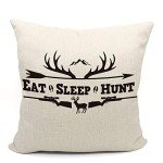 Mancheng-zi Hunting Pillow Covers 18x18, Mountain Pillow, Deer Pillow, Rustic Throw Pillows,Rustic Pillow Cover,Hunting Decor,Shunting Decor,Cabin Decor