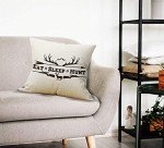 Mancheng-zi Hunting Pillow Covers 18x18, Mountain Pillow, Deer Pillow, Rustic Throw Pillows,Rustic Pillow Cover,Hunting Decor,Shunting Decor,Cabin Decor