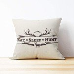 Mancheng-zi Hunting Pillow Covers 18x18, Mountain Pillow, Deer Pillow, Rustic Throw Pillows,Rustic Pillow Cover,Hunting Decor,Shunting Decor,Cabin Decor