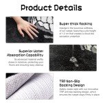 HYPEECE Angry 8 Ball Rug, 24" Cool Rugs 8 Ball Hypebeast Rug, Black Round Rug for Bedroom, Flocking Soft Aesthetic Rug for Living Room Decor, Y2k Rug, Hypebeast Room Decor (24"x24")