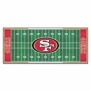 FANMATS 7365 San Francisco 49ers Field Runner Rug - 30in. x 72in.