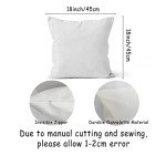 HIWX Funny Quote Have Fun Be Safe Make Good Choices Call Your Mom Black Decorative Throw Pillow Cover, Graduation Gifts for Sofa Home Children Dorm Decor 18 x 18 Inch Pillow Case (Black)