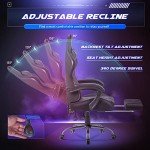 Homall Ergonomic Gaming Chair with Footrest & Massage