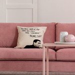 FBCOO Farmhouse Quote Decorative Throw Pillow Cover, Wayne Gretzky Funny Michael Scott Cushion Case Decor Sign, Seasonal Home Square Pillowcase Sofa Couch Decoration 18x18 for The Office TV Show Lover
