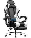 GTPLAYER Gaming Chair with Footrest and Lumbar Support