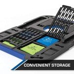 EastPoint Sports Light-Up Bean Bag Toss Outdoor Game - Cornhole-Style Team Fun for Parties Tailgates Cookouts and More Light Up Cornhole Set