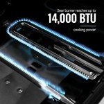 Royal Gourmet GA6402H 6-Burner Propane Gas Grill with Sear Burner and Side Burner, 74,000 BTUs, Cabinet Style Outdoor BBQ Grill for Barbecue Grilling & Backyard Cooking, Black