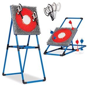 EastPoint 2-in-1 Axe Throw & Lawn Dart Combo Backyard Game Set for Indoors and Outdoors