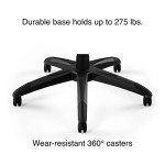 STAPLES Emerge Vortex Bonded Leather Ergonomic Gaming Chair with Lumbar Support, High Back and Adjustable Tilt Lock