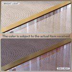 SAYGOER Gold Coffee Table Glass Modern Coffee Tables for Small Space Simple Square Center Table for Living Room Home Office 26.7 x 26.7 x 15.7, Easy Assembly