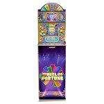 Arcade1Up Wheel of Fortune Casinocade Deluxe Arcade Game 5 Foot Tall Stand Up Cabinet with 8 Inch Dual LCD Screens, Electronic Games for Adults