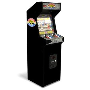 ARCADE1UP Street Fighter II CE HS 5 Deluxe Arcade Machine, Compact 5' Tall Stand Up Cabinet with 14 Classic Games and 17" BOE Screen, Black