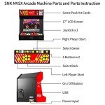 NEOGEO MVSX Home Arcade with 50 Pre-Loaded SNK Retro Games, 17" Screen Home Entertainment Arcade with 2 Joysticks, Including The King of Fighters/Samurai/Metal Slug and More