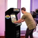 ARCADE1UP Street Fighter II CE HS 5 Deluxe Arcade Machine, Compact 5' Tall Stand Up Cabinet with 14 Classic Games and 17" BOE Screen, Black