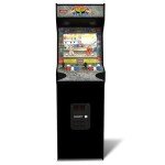 ARCADE1UP Street Fighter II CE HS 5 Deluxe Arcade Machine, Compact 5' Tall Stand Up Cabinet with 14 Classic Games and 17" BOE Screen, Black