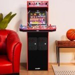 ARCADE1UP NBA Jam 30th Anniversary Deluxe Arcade Machine, Built for Your Home, 5 Foot Tall Cabinet with 3 Classic Games