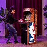 ARCADE1UP NBA Jam 30th Anniversary Deluxe Arcade Machine, Built for Your Home, 5 Foot Tall Cabinet with 3 Classic Games