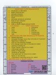 Crystal Pilot Aviation Acronym Placard with Sectional and WAC Scale (Medium Size)