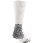 GOLDTOE Men's Rebound Cushion Short Crew Socks, 6-Pairs, White, Shoe Size: 6-12.5
