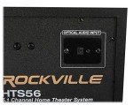 Rockville HTS56 1000W 5.1 Channel Home Theater System with 8" Subwoofer, Bluetooth, USB, Includes Remote, LED Light Effects - Perfect for Movies, Music, Karaoke