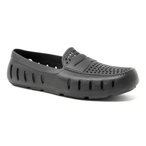 Floafers Country Club Driver Waterproof Loafers for Men Offers Closed Cell EVA Foam with Ventilation Design and Odor-Resistance Black/Asphalt 11 M