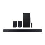 SAMSUNG HW-Q990C 11.1.4ch Soundbar w/ Wireless Dolby Audio, Rear Speakers Included w/ Q-Symphony, SpaceFit Sound Pro, Adaptive Sound, Game Mode Pro, Airplay 2, AVA, Alexa Built-In