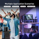 Bobtot Surround Sound Systems Home Theater System - 800 Watts Peak Power 6.5" Subwoofer 5.1/2.1 Wired Stereo Speakers Strong Bass with HDMI ARC Optical AUX Bluetooth Input