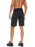 Cycorld Mens-Mountain-Bike-Shorts, Loose Fit with Zippered Pockets, Cycling, Hiking, Cargo, Outdoor Lightweight Shorts (Black, Large)