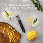 BarDeluxe Pro Mixology Bartender Kit - 12-Piece Cocktail Shaker Set for Home Bartending with Drink Shakers, Bartending Tools and Bar Accessories (Black)