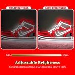 JianJung Sneaker Neon Sign Sports Shoe Neon Signs for Wall Dimmable LED Signs Neon Lights for Bedroom Man Cave Home Neon Wall Sign Shoe Light up Signs Decor