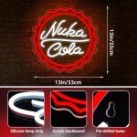 Cola Neon Signs,Game Neon Sign for Wall Decor,Game Neon Sign for Room Decor Man Cave Bar Wall Art Game Room Birthday Gift(XD-262)