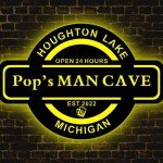 Custom Name Date Man Cave Neon Sign, Home Bar Led Sign, Man Cave Light Up Sign, Personalized Man Cave Neon Light, Man Cave Decor Sign