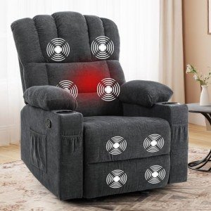 Cozy Massage Recliner Chair with Cup Holders