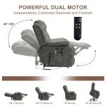 Power Lift Recliner Chair with Massage and Heat