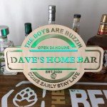 Custom Name Date Man Cave Neon Sign, Home Bar Led Sign, Man Cave Light Up Sign, Personalized Man Cave Neon Light, Man Cave Decor Sign