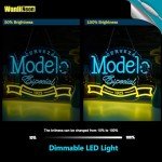 Model Neon Sign for Wall Decor, Beer Bar LED Lights Signs Sign for Bar Man Cave Bedroom Home Bar Shop Pub Bistro Party Hotel Game Room Decor Gifts, USB Powered