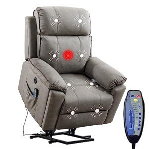 Phoenix Home Power Lift Recliner with Heat & Massage