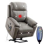 Phoenix Home Power Lift Recliner with Heat & Massage