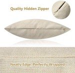 HODKHNO Throw Pillow Cover 12x20 Inch Rustic Gray Herringbone Deer Antlers Farmhouse Country Modern Home Decor Pillowcase Lumbar Pillow Case Cushion Cover for Sofa Couch Bed