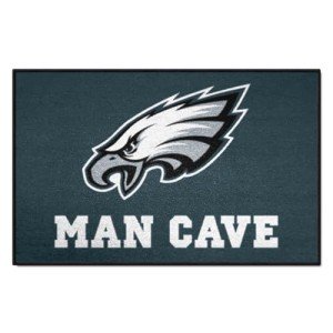 FANMATS 14353 NFL Philadelphia Eagles Man Cave Starter Mat Accent Rug - 19in. x 30in. | Sports Fan Home Decor Rug and Tailgating Mat