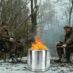 HGD 20 inch Smokeless Firepit Outdoor, Stainless Steel Fire Pit, Smokeless Fire Pit for Outside with Carry Bag for Camping Backyard Patio Garden Picnic