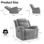 Comfy Rocking Recliner Chair for Your Mancave