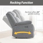 Comfy Rocking Recliner Chair for Your Mancave