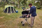 Coleman Gas Grill Portable Propane Grill RoadTrip 285 Standup Grill, Green