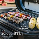 Coleman Gas Grill Portable Propane Grill RoadTrip 285 Standup Grill, Green