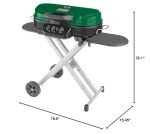 Coleman Gas Grill Portable Propane Grill RoadTrip 285 Standup Grill, Green