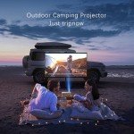 BIGASUO HD 9000L Bluetooth Projector Built in DVD Player, Mini Projector 1080P and 250”Supported with Tripod/ Carry Bag, Projector Compatible w/ TV Stick, PS5, Laptop, Portable Outdoor Movie Projector