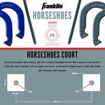 Franklin Sports Horseshoes Set - Metal Horseshoe Game Set for Adults + Kids - Official Weight Steel Horseshoes - Beach + Lawn Horseshoes - Family Set