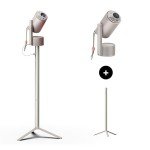 XGIMI MoGo 3 Pro 2024 NEW Outdoor Projector with PowerBase Stand, 2.5hrs Battery, Google TV with Licensed Netflix, Build-in Adjustable Stand, 450 ISO Lumens, ISA 2.0, 2 x 5W Harman Kardon